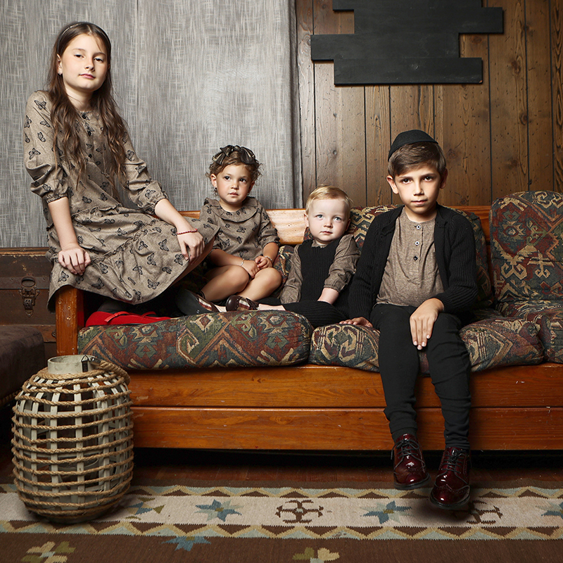 Winter Clothing Kids - AA AW25 Printed Linen + Knit