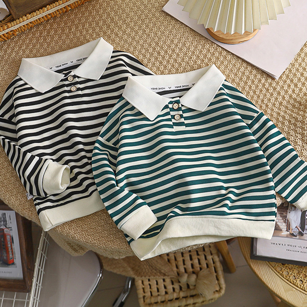Winter Clothing Kids - Children's Clothing Stripe Blouse Boys Girls