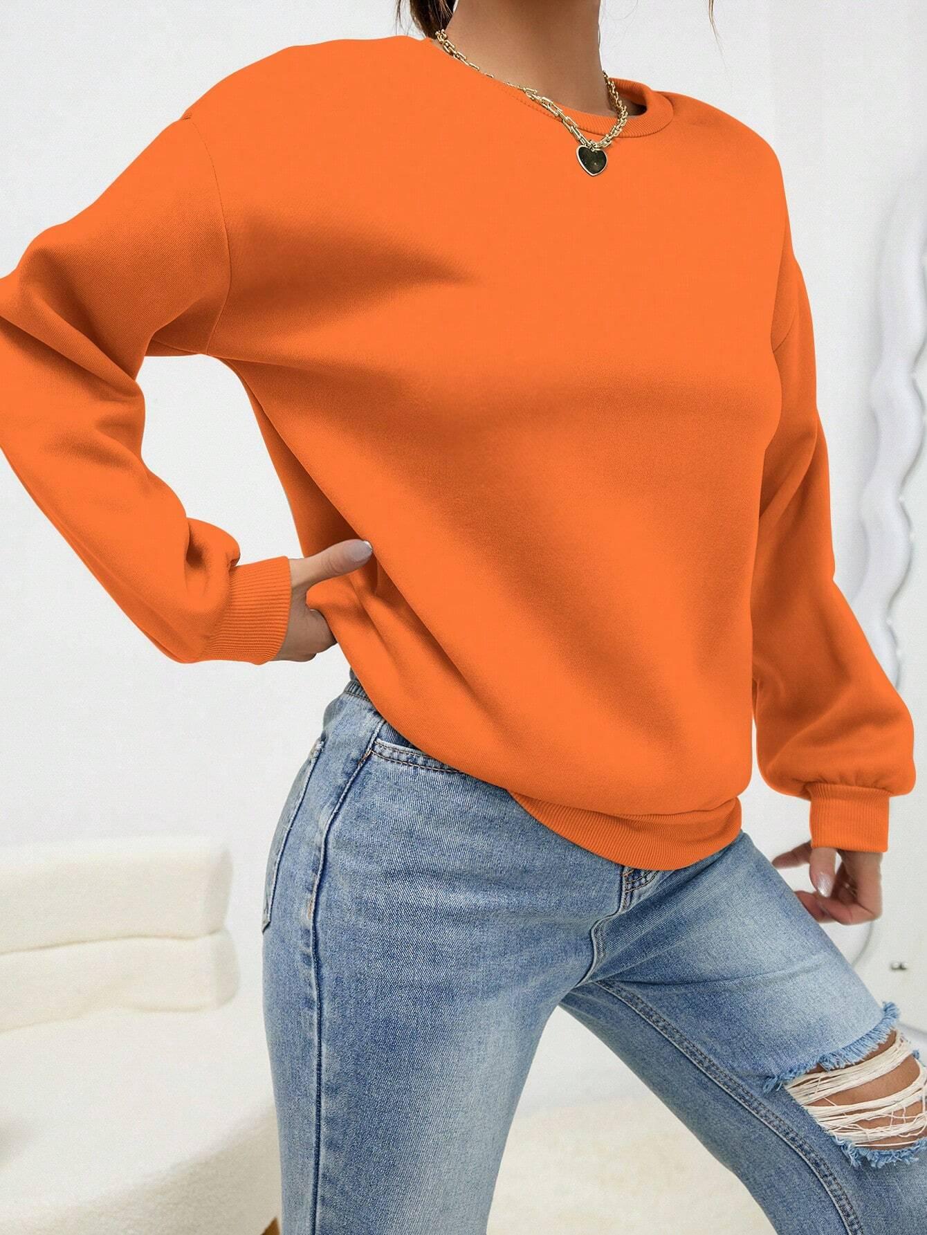 Winter Clothing Hoodie - Solid Color Multicolor Plus Size Woman