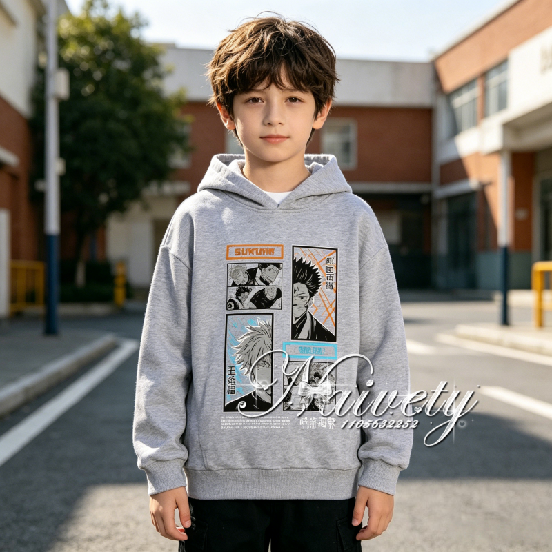New Autumn Winter Anime Jujuts - Winter Clothing Kids incelemesi ve fiyatı
