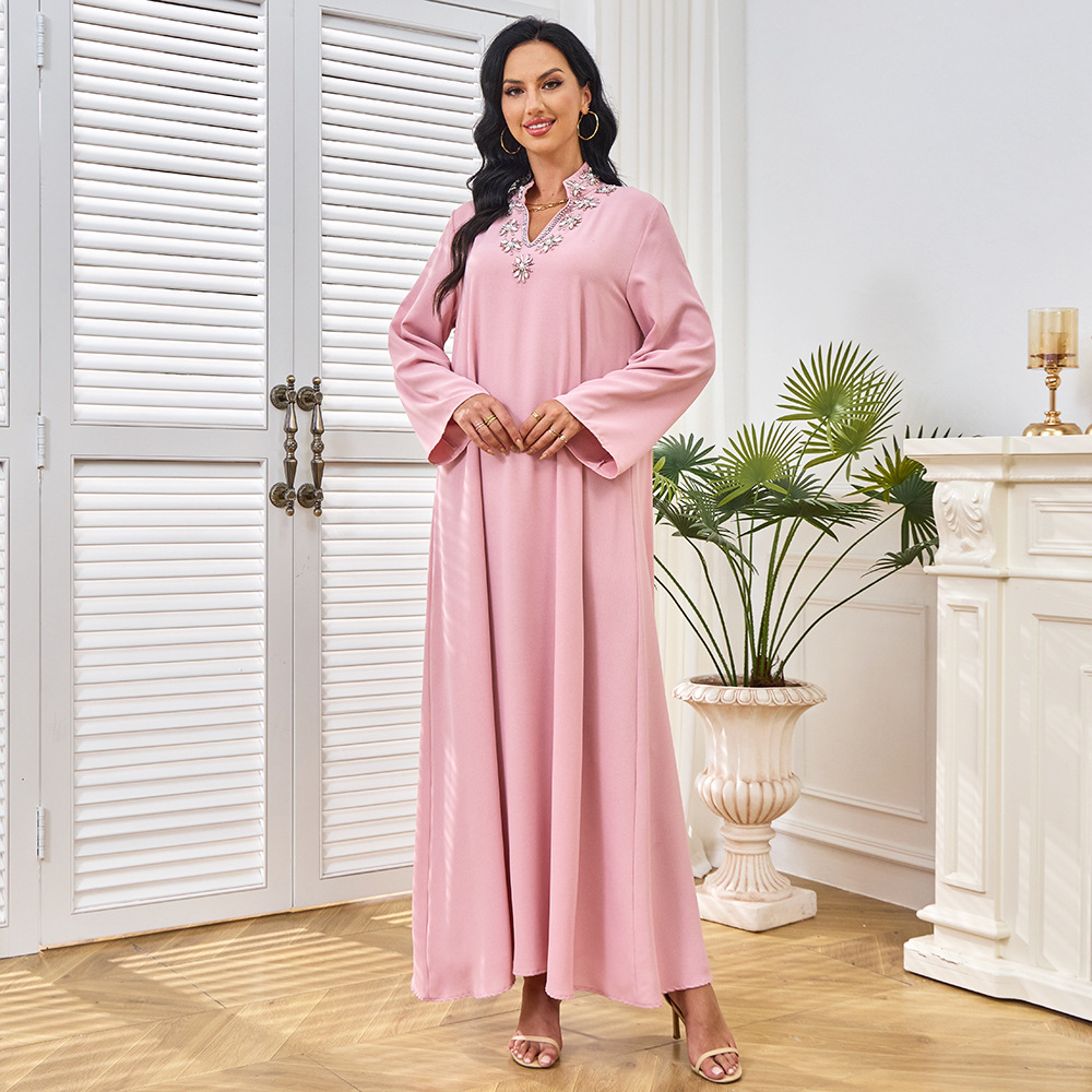 Dubai Muslim Robe Long Dress B - Winter Clothing Dubai incelemesi ve fiyatı