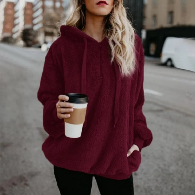 Women's Long-Sleeved Hooded Sw - Winter Clothing Offer incelemesi ve fiyatı