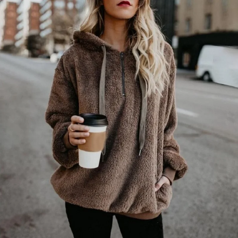 Women's Long-Sleeved Hooded Sw - Winter Clothing Offer incelemesi ve fiyatı