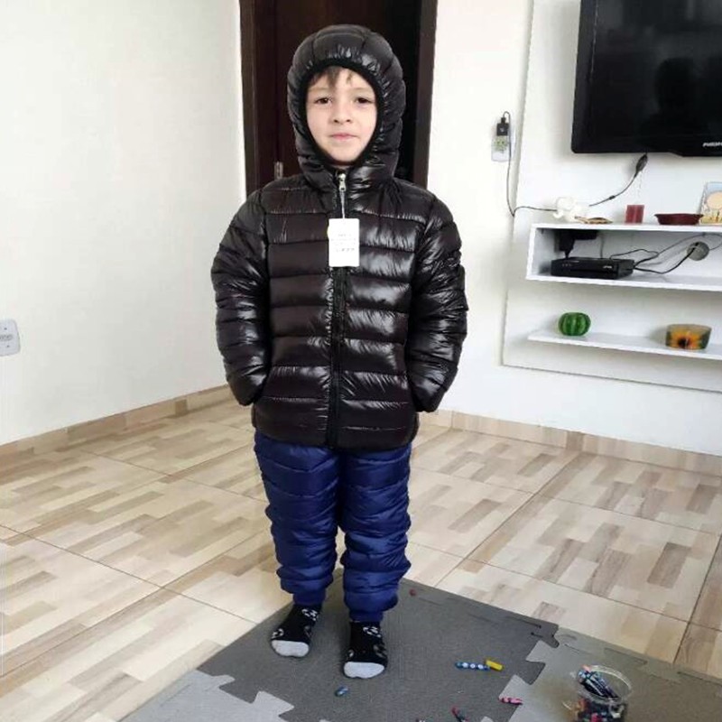 Hooded Lightweight Down Jacket - Winter Clothing Kids incelemesi ve fiyatı