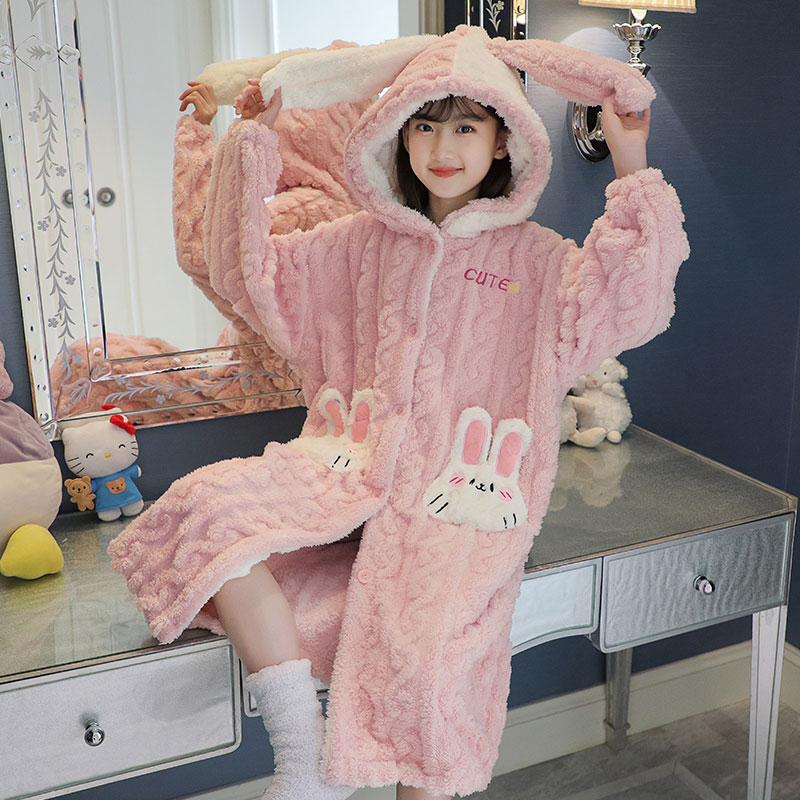 Hello Kitty Miniso Coral fleec - Winter Clothing Girls incelemesi ve fiyatı
