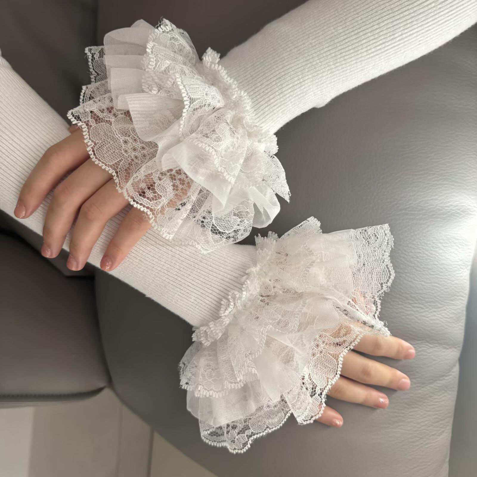 * Lolita Hand Sleeve Knitted P - Winter Clothing Girls incelemesi ve fiyatı
