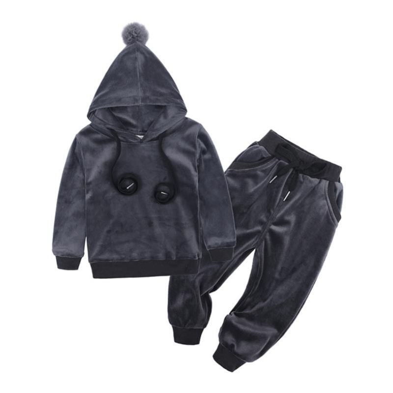 2023 New Baby Velvet Hooded Cl - Winter Clothing Activities For Toddlers incelemesi ve fiyatı