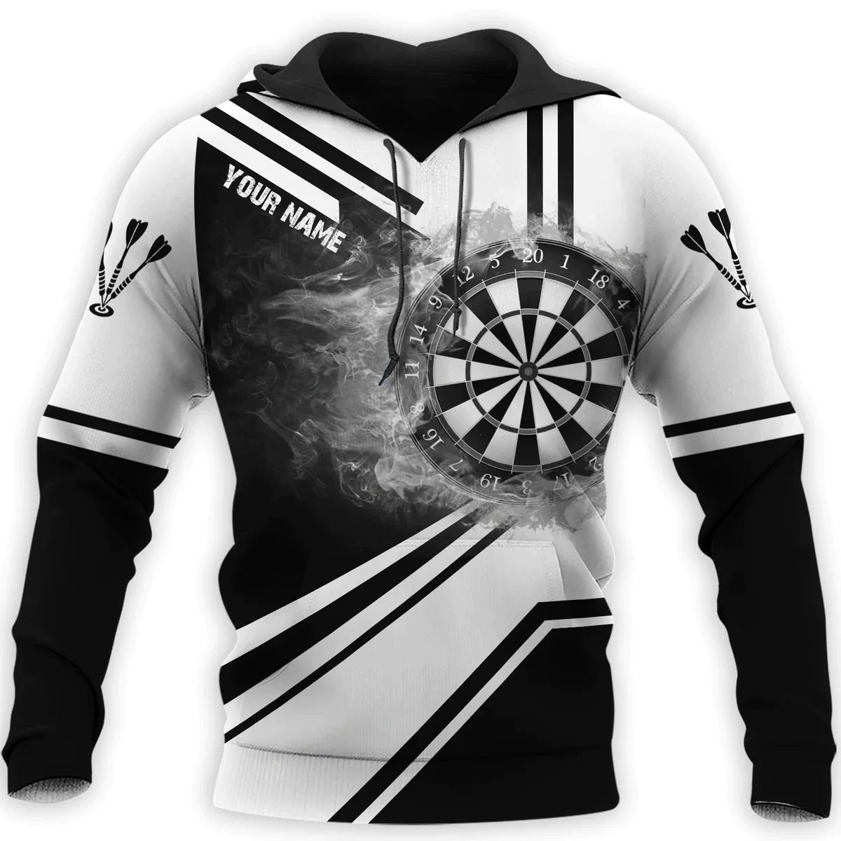 3D Disc Dart Printed Hoodies F - Winter Clothing Name incelemesi ve fiyatı