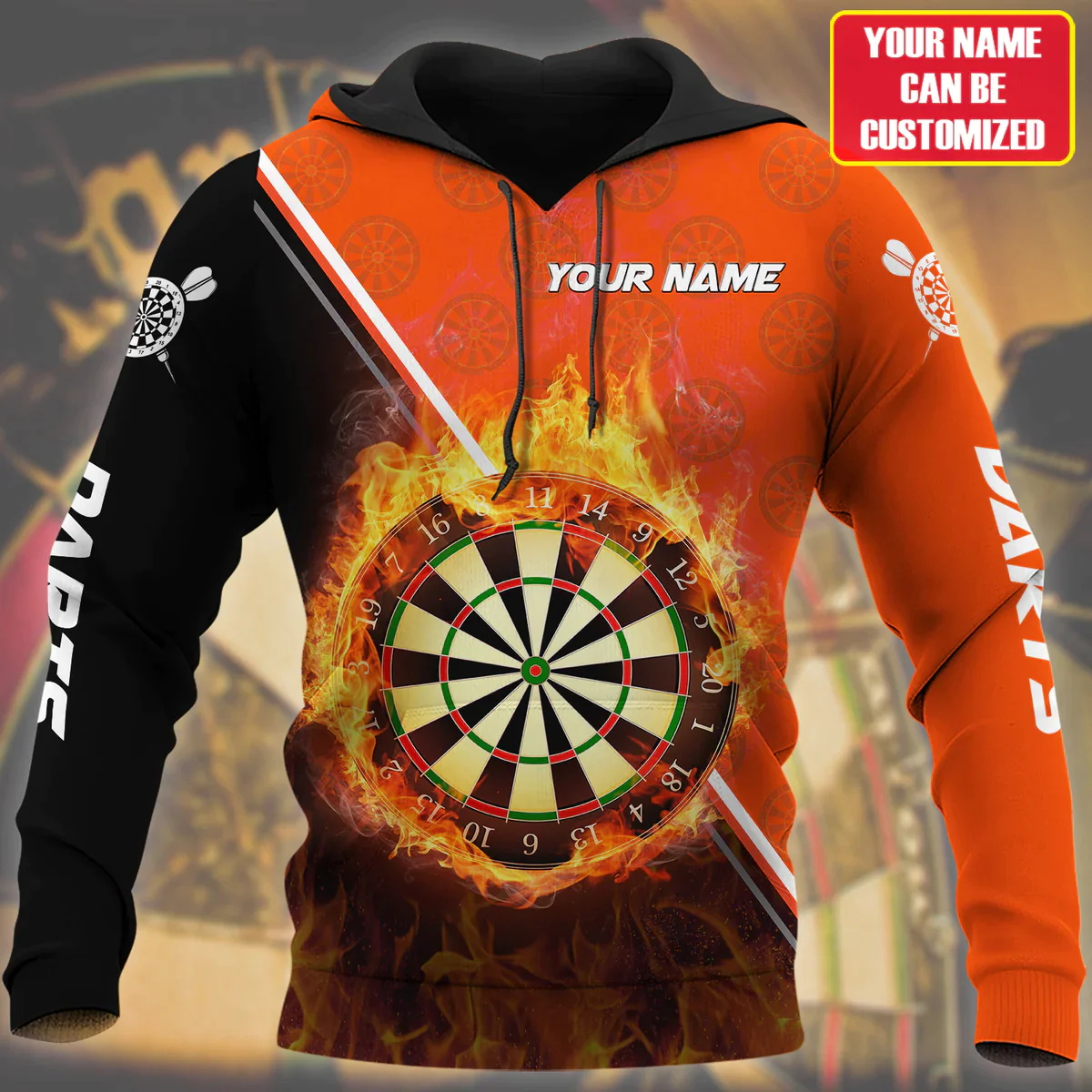 3D Disc Dart Printed Hoodies F - Winter Clothing Name incelemesi ve fiyatı