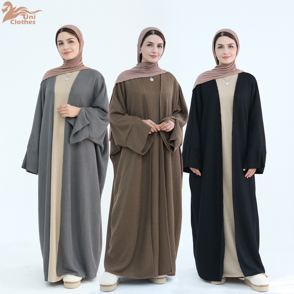 Abaya Thick Knitted Winter Fal - Winter Clothing Dubai incelemesi ve fiyatı