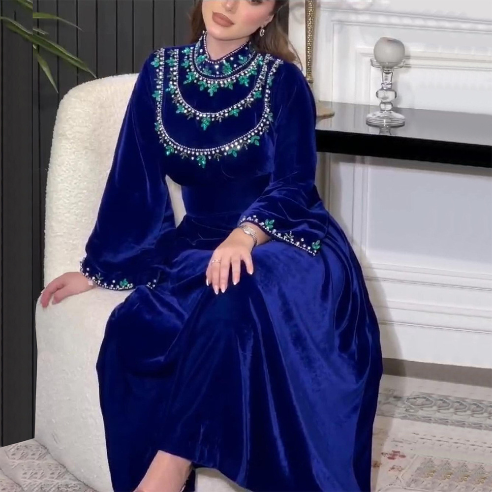 Arabic Muslim Dress Elegant Au - Winter Clothing Dubai incelemesi ve fiyatı