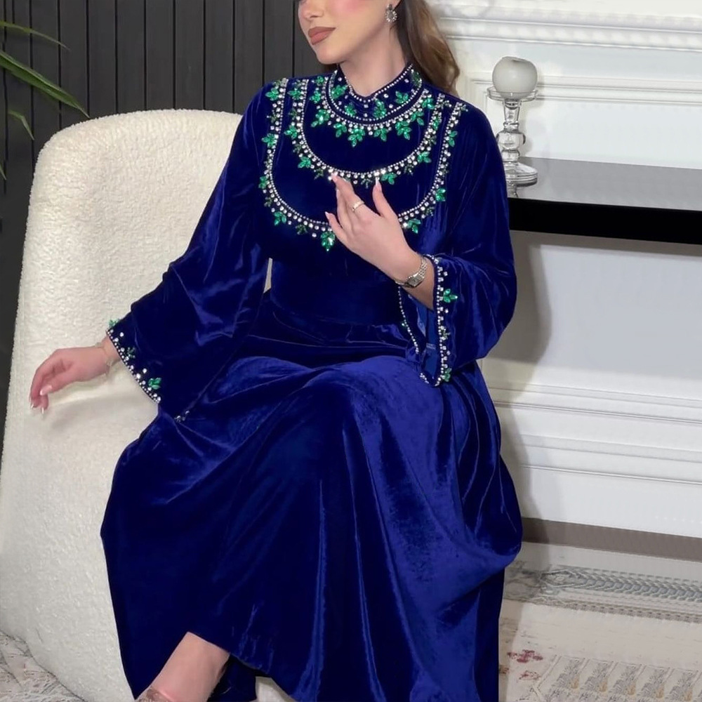 Arabic Muslim Dress Elegant Au - Winter Clothing Dubai incelemesi ve fiyatı