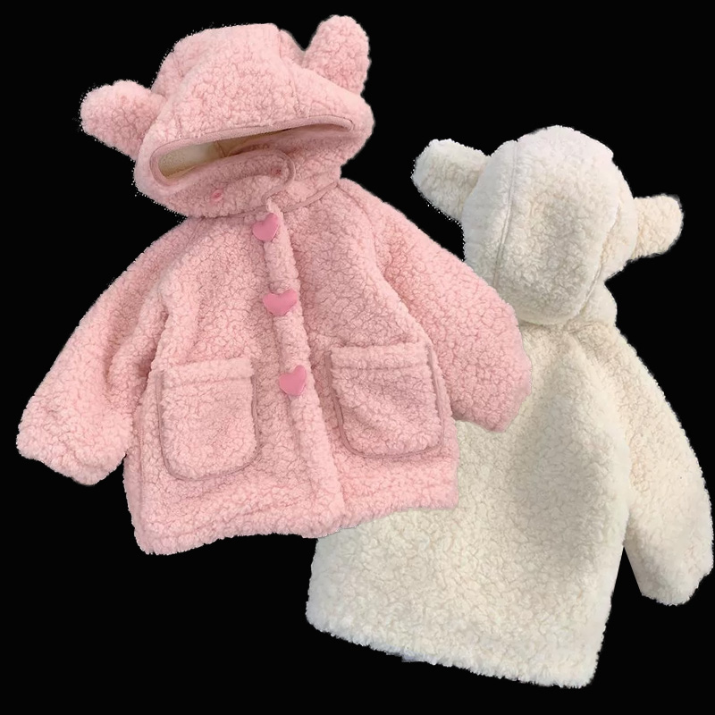 Thickened Fleece Girls Coats C - Winter Clothing Activities For Toddlers incelemesi ve fiyatı