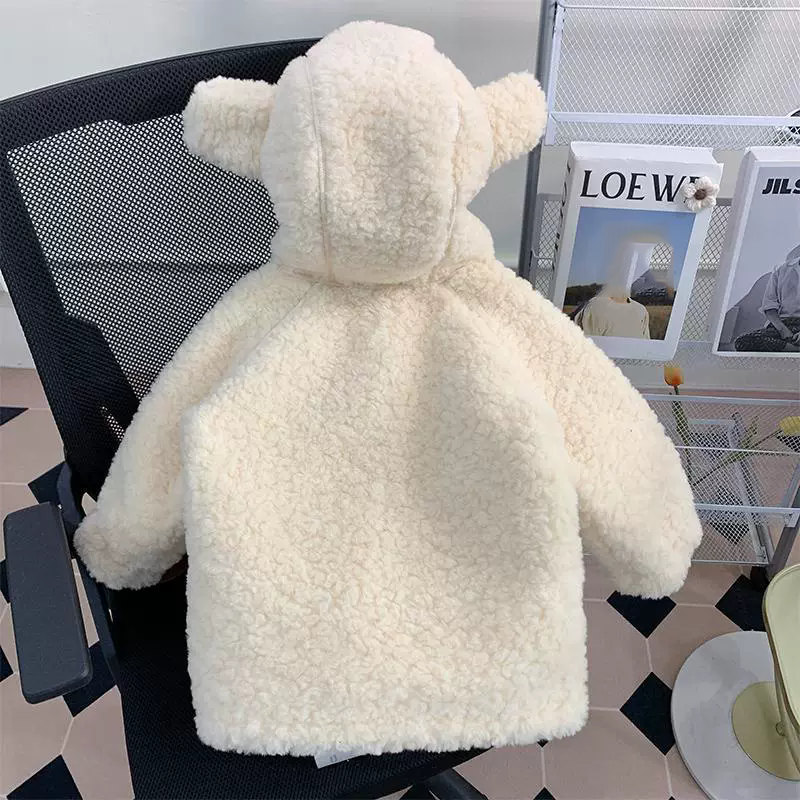 Thickened Fleece Girls Coats C - Winter Clothing Activities For Toddlers incelemesi ve fiyatı