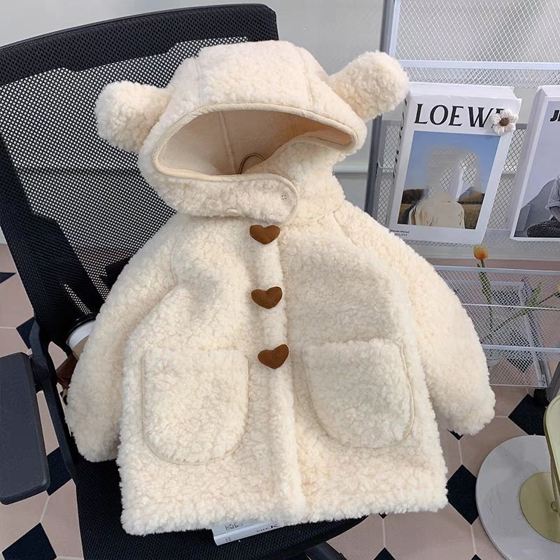 Thickened Fleece Girls Coats C - Winter Clothing Activities For Toddlers incelemesi ve fiyatı