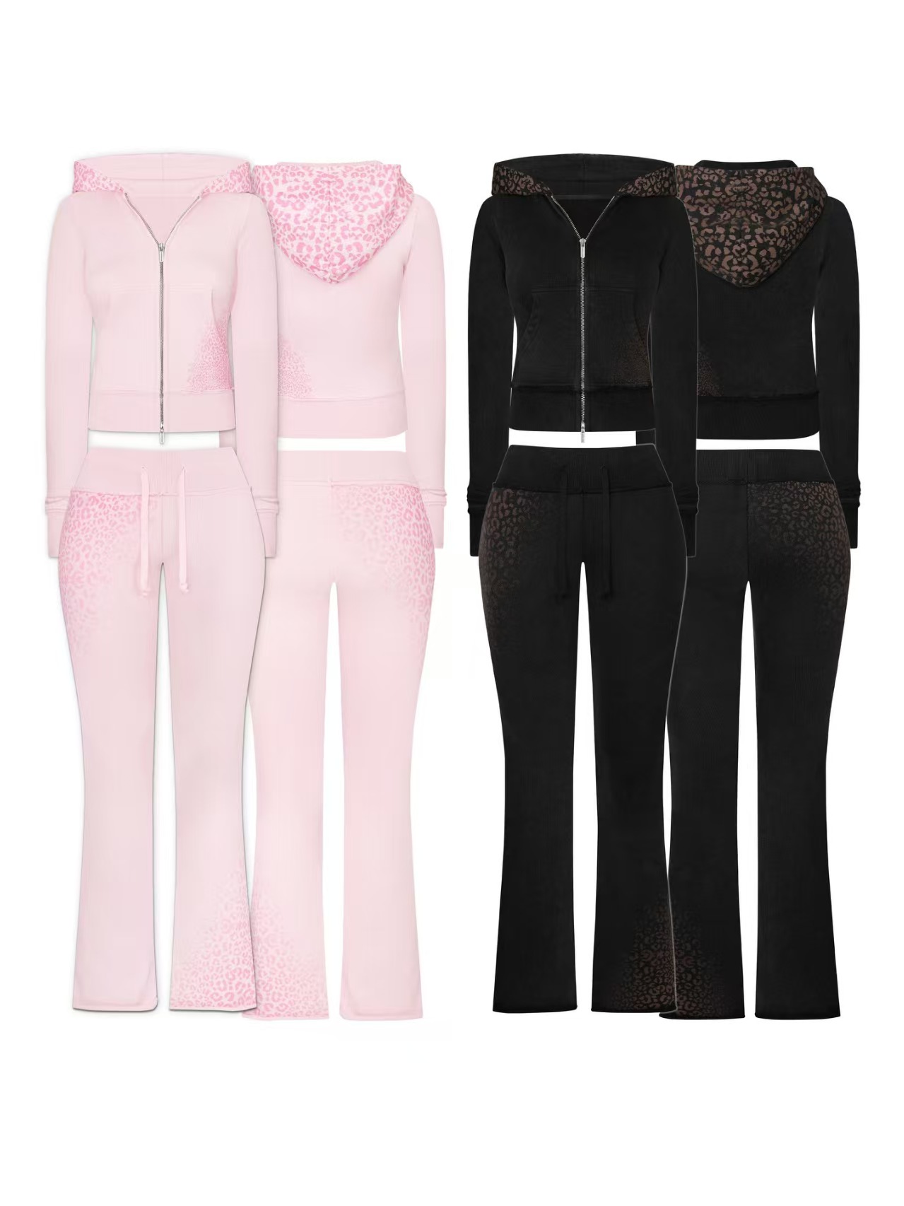 Y2K Leopard Print Fashion Knit - Winter Clothing Hoodie incelemesi ve fiyatı
