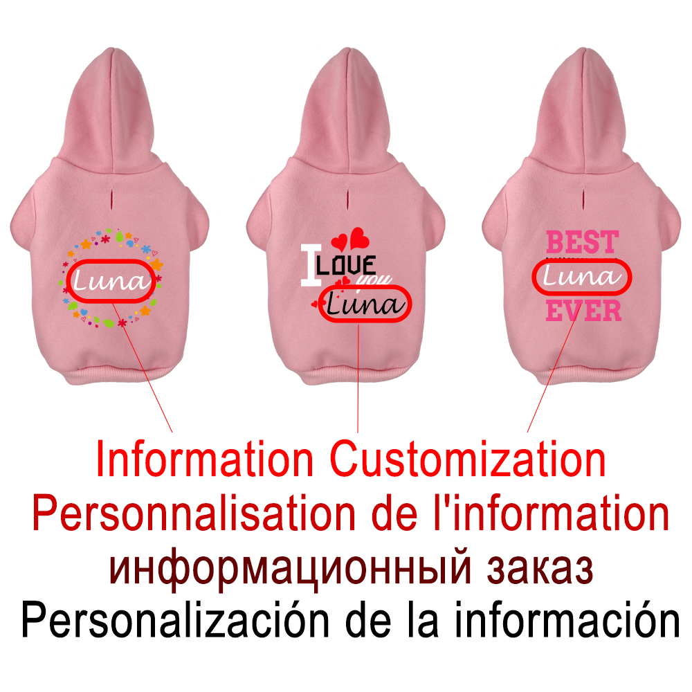 Custom Name Dog Hoodie Persona - Winter Clothing Name incelemesi ve fiyatı