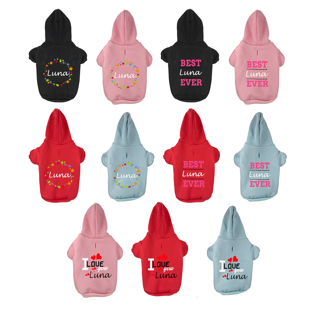 Custom Name Dog Hoodie Persona - Winter Clothing Name incelemesi ve fiyatı