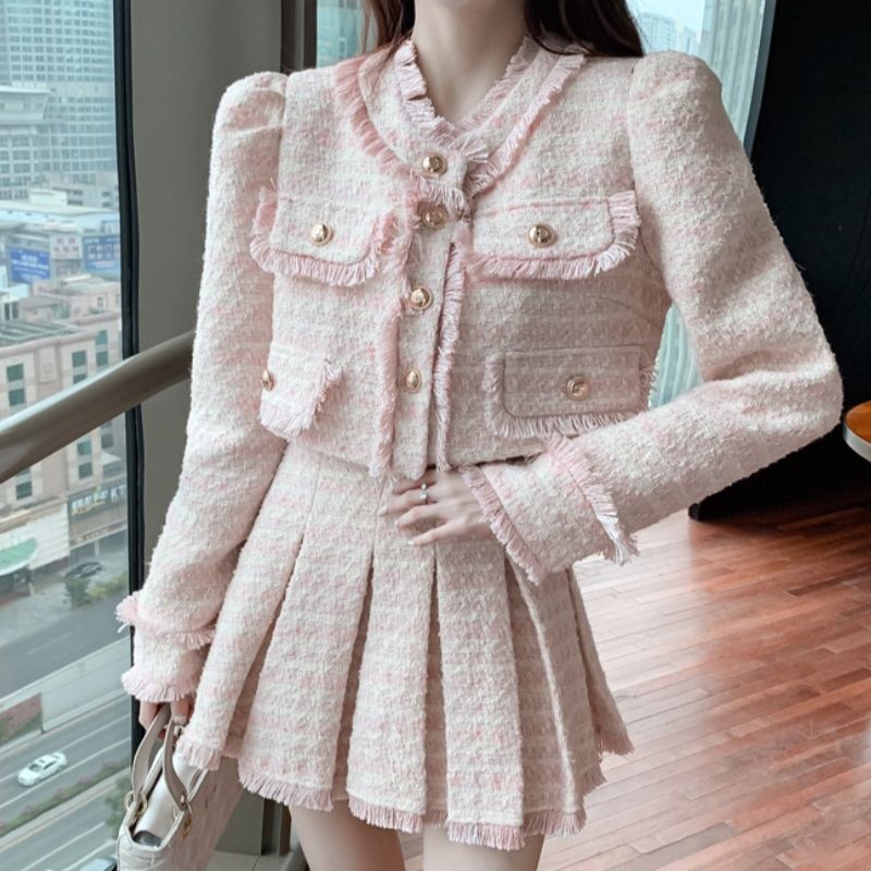 Women Elegant Tassel Y2K Korea - Clothing Style Winter incelemesi ve fiyatı