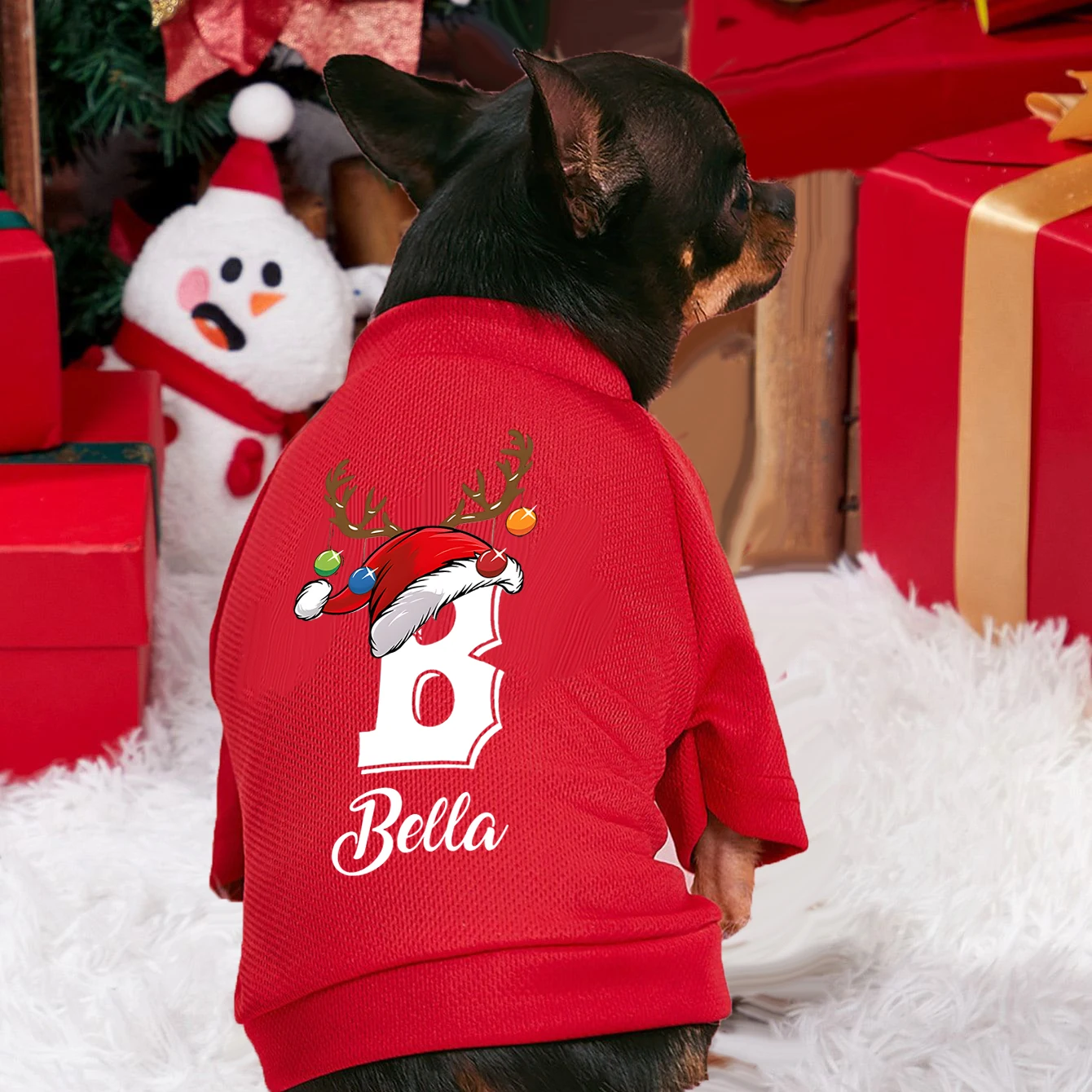 Personalised Christmas Pet Dog - Winter Clothing Name incelemesi ve fiyatı