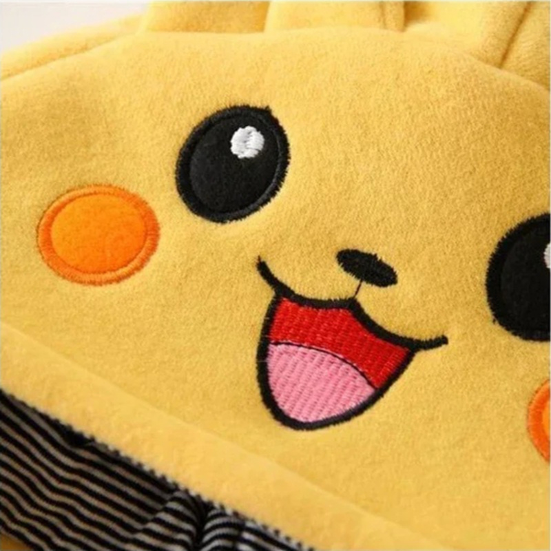 New Cute Cartoon Pokemon Pikac - Winter Clothing Kids incelemesi ve fiyatı