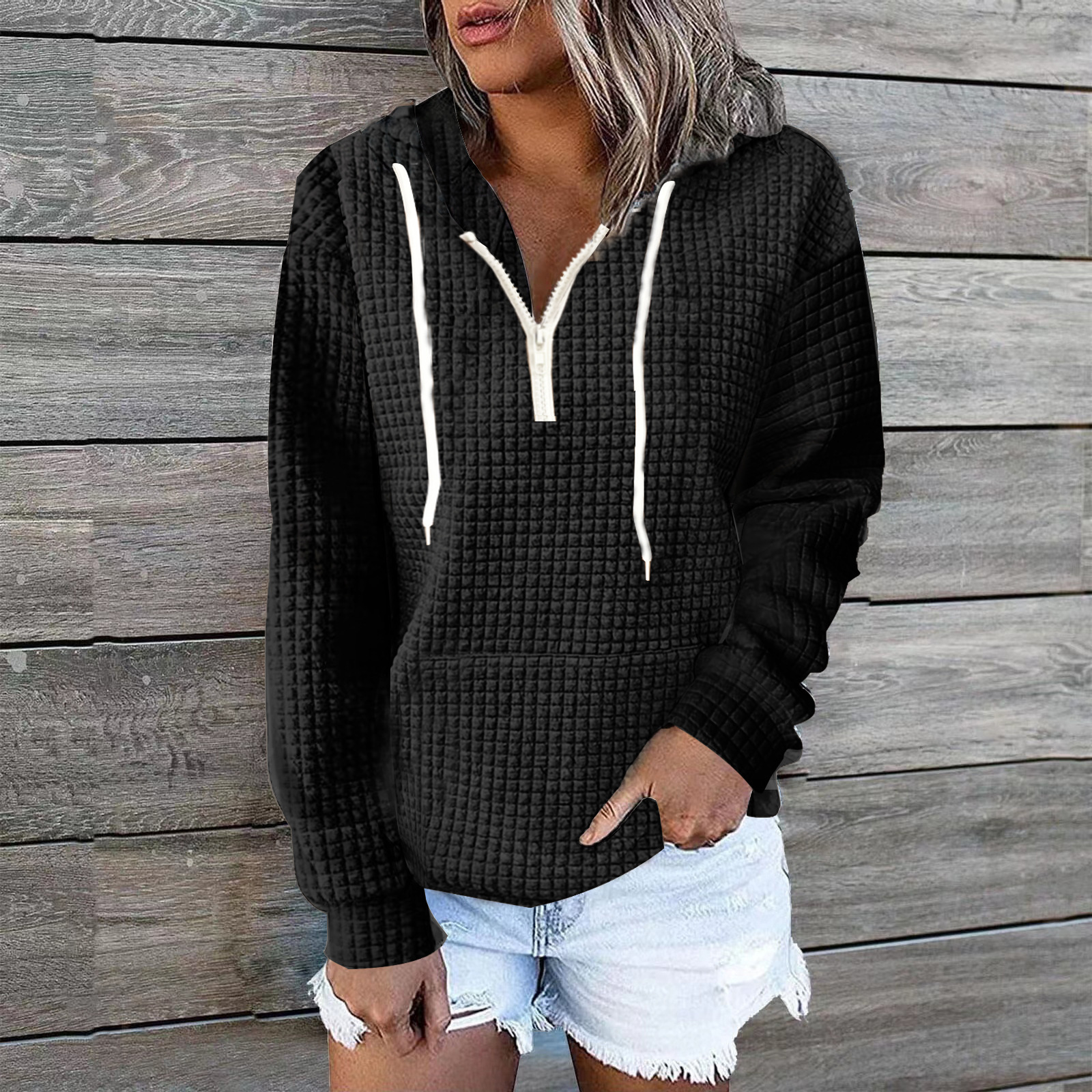 Plus size women's clothing hoo - Winter Clothing Hoodie incelemesi ve fiyatı