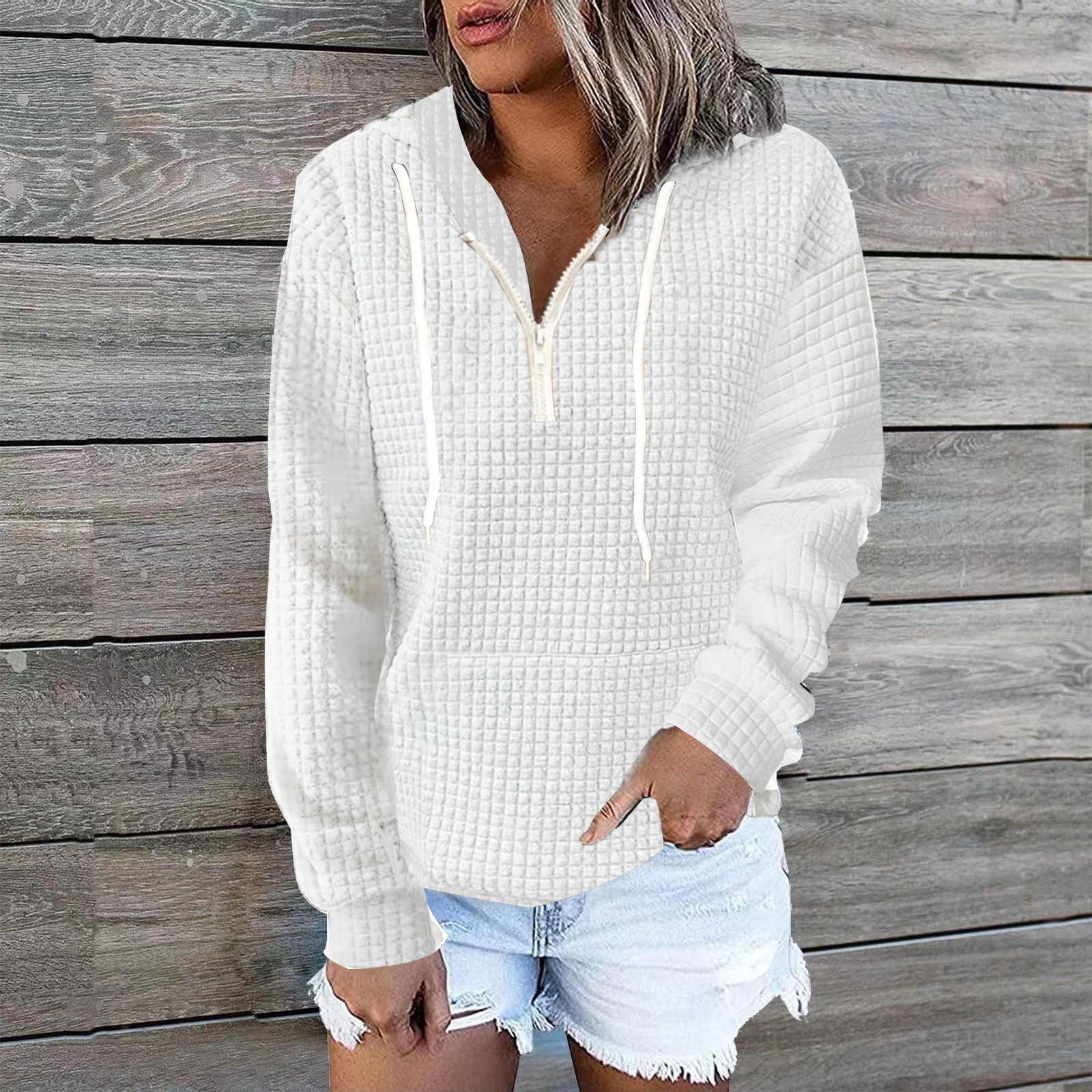 Plus size women's clothing hoo - Winter Clothing Hoodie incelemesi ve fiyatı