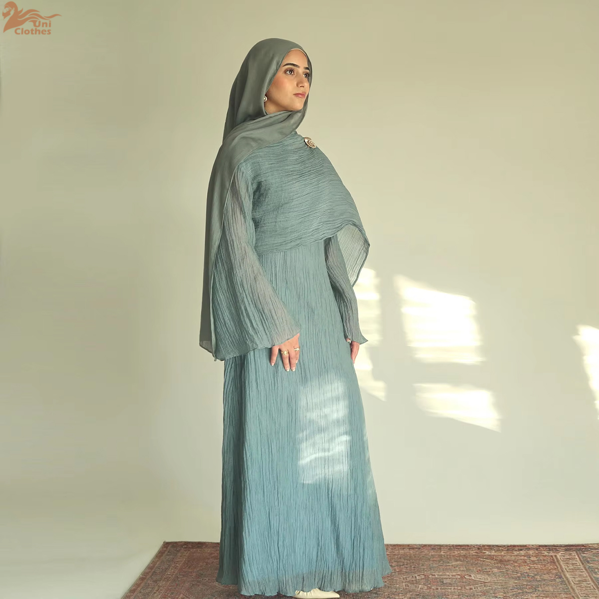 2025 New Pleated Fabric Elegan - Winter Clothing Dubai incelemesi ve fiyatı