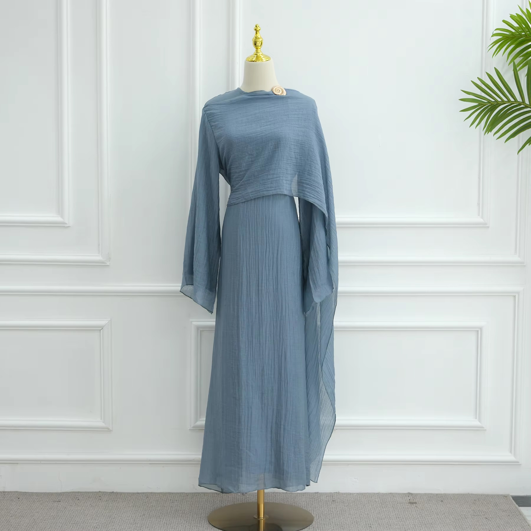 2025 New Pleated Fabric Elegan - Winter Clothing Dubai incelemesi ve fiyatı