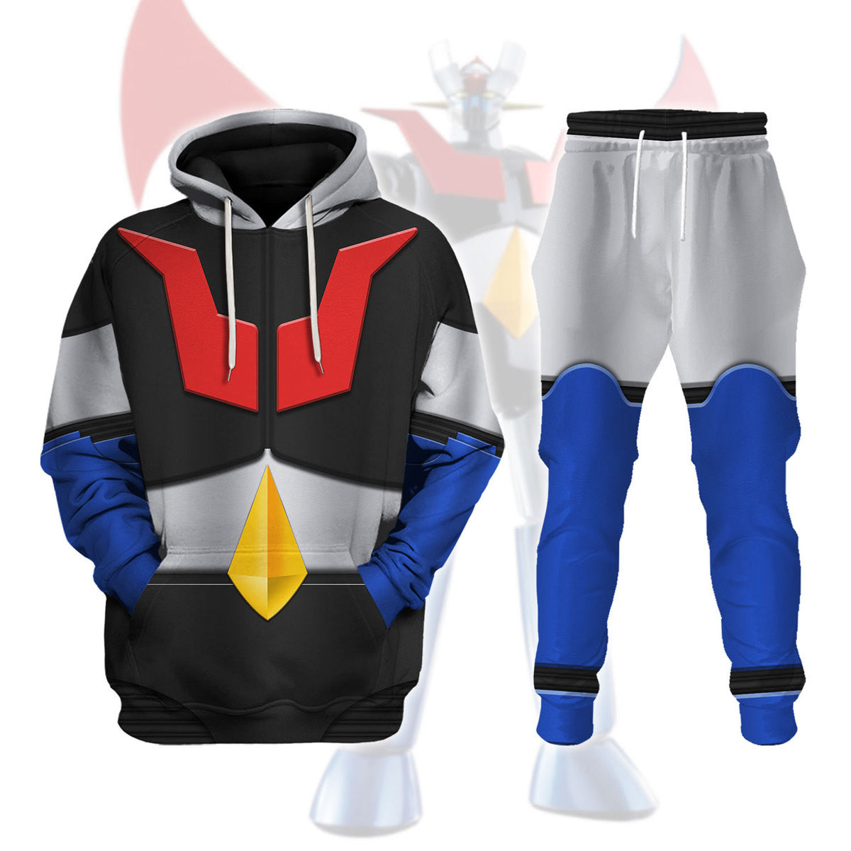 Anime Mazinger Z Cosplay 3D Pr - Winter Clothing Hoodie incelemesi ve fiyatı