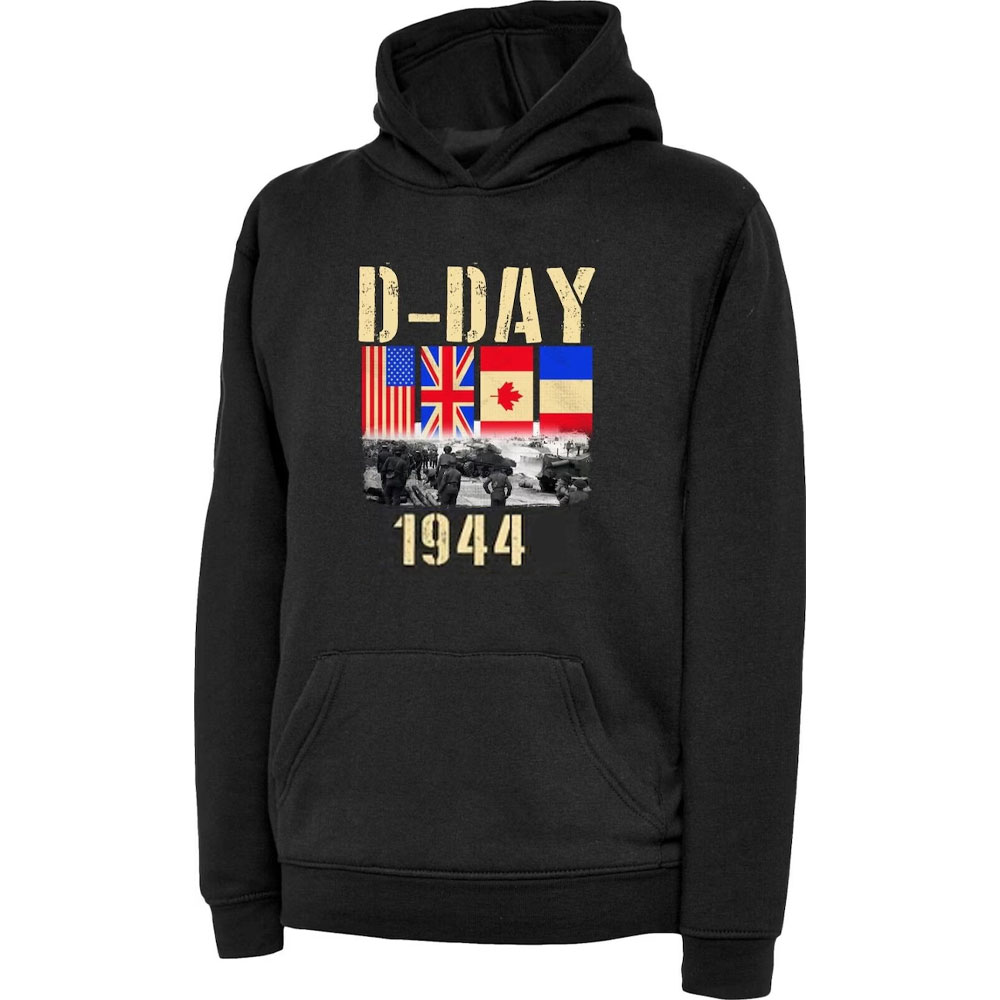 D-Day Hoodie Normandy Landings - Winter Clothing Uk incelemesi ve fiyatı