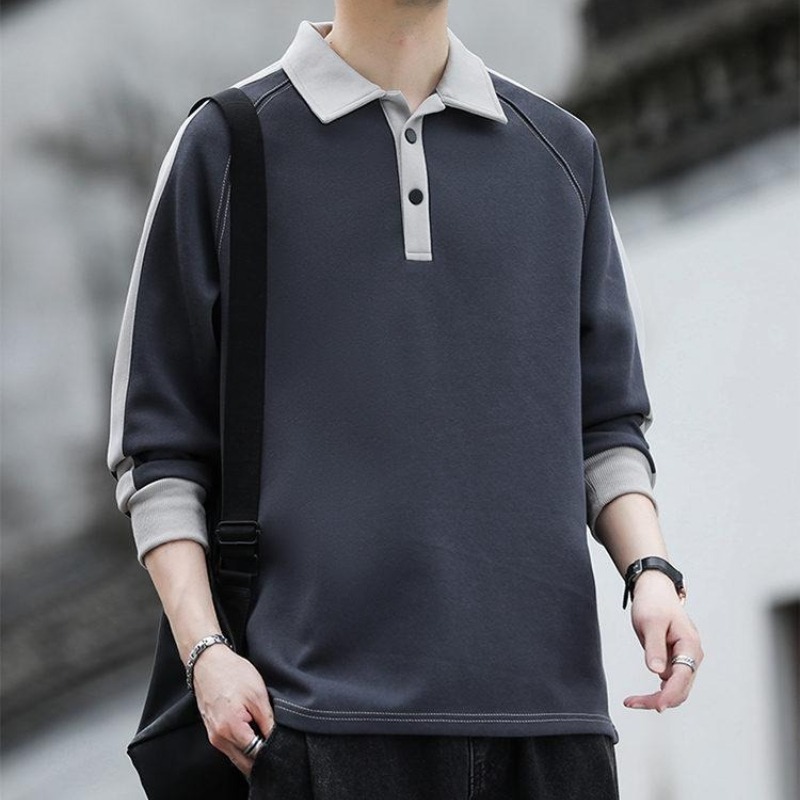 Color Contrast Mens Polo Shirt - Winter Clothing Quotes incelemesi ve fiyatı