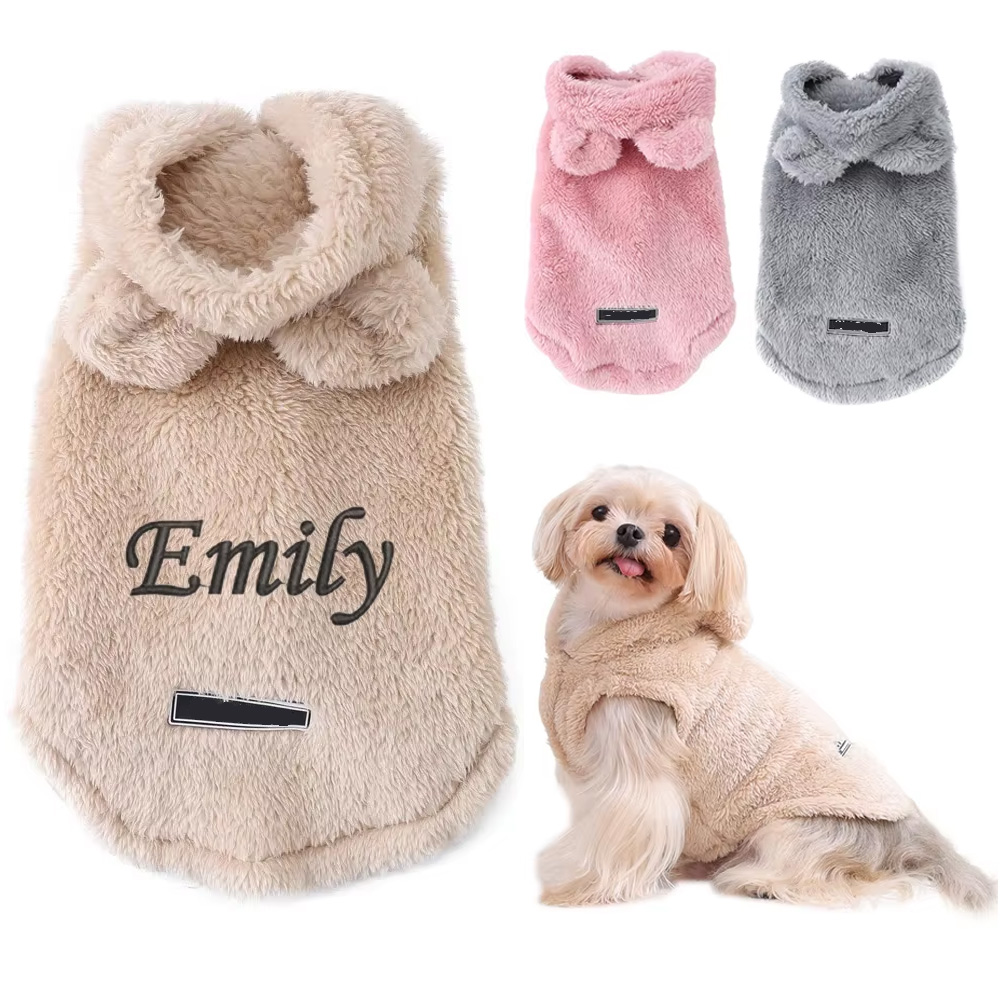 Embroidery Name Cat Dog Clothe - Winter Clothing Name incelemesi ve fiyatı