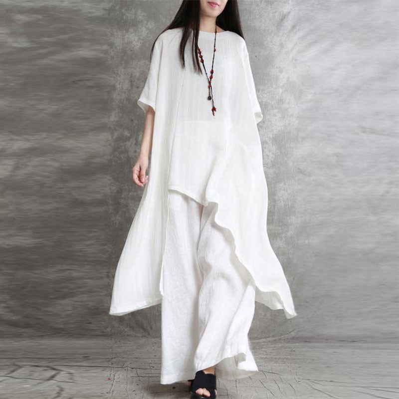 Women's Cotton Linen 2-piece S - Winter Clothing Girls incelemesi ve fiyatı