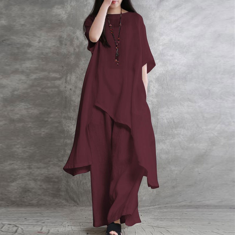Women's Cotton Linen 2-piece S - Winter Clothing Girls incelemesi ve fiyatı