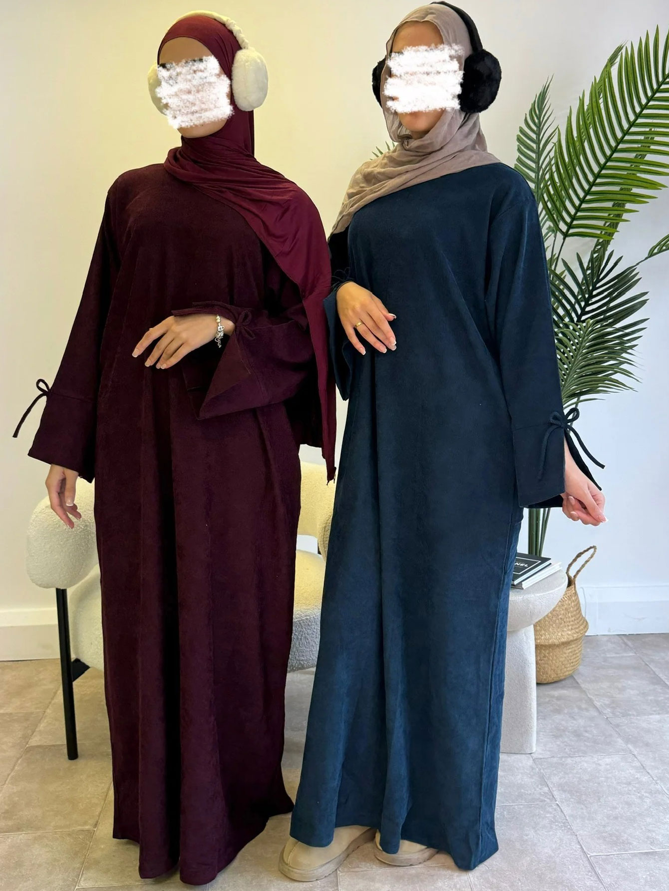 Ramadan Bow-knot Dubai Abaya D - Winter Clothing Dubai incelemesi ve fiyatı
