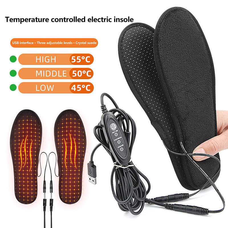 USB Heated Shoe Insoles Electr - Heated Insole Rechargeable incelemesi ve fiyatı