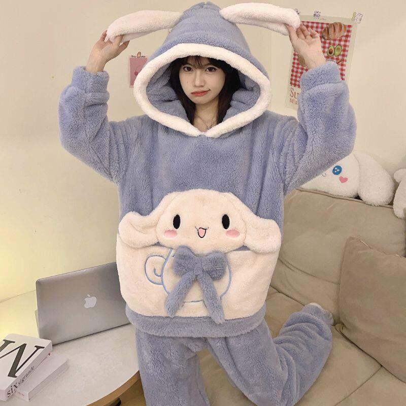 Sanrios Cinnamoroll Coral Velv - Winter Clothing Hoodie incelemesi ve fiyatı