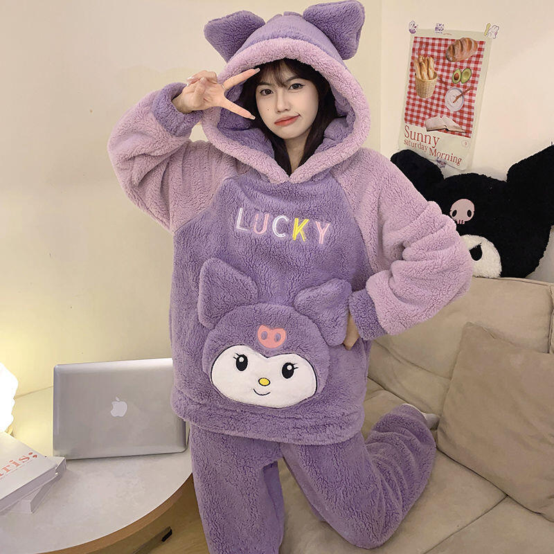 Sanrios Cinnamoroll Coral Velv - Winter Clothing Hoodie incelemesi ve fiyatı