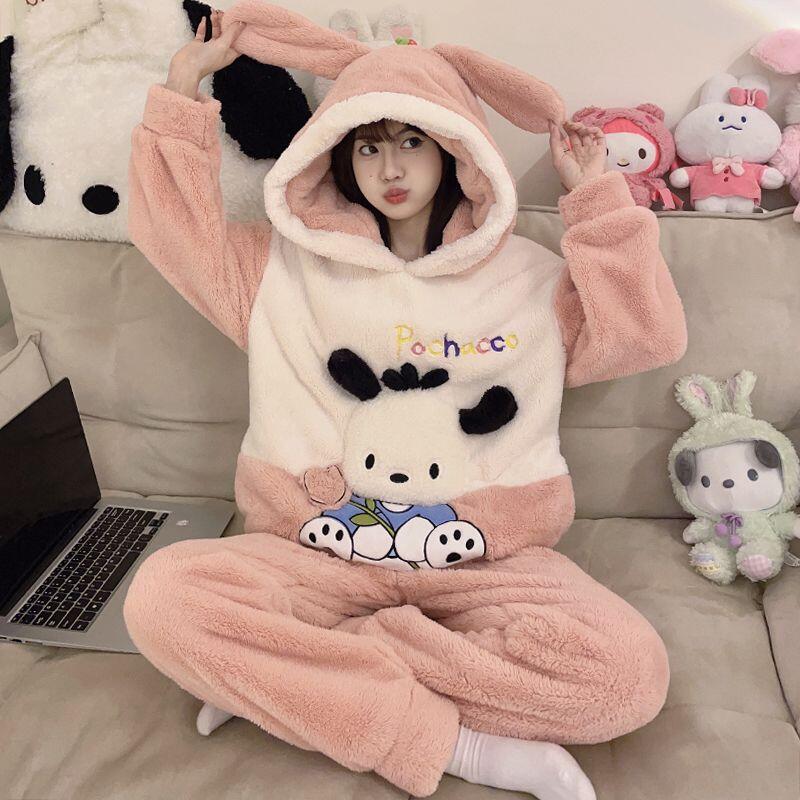 Sanrios Cinnamoroll Coral Velv - Winter Clothing Hoodie incelemesi ve fiyatı