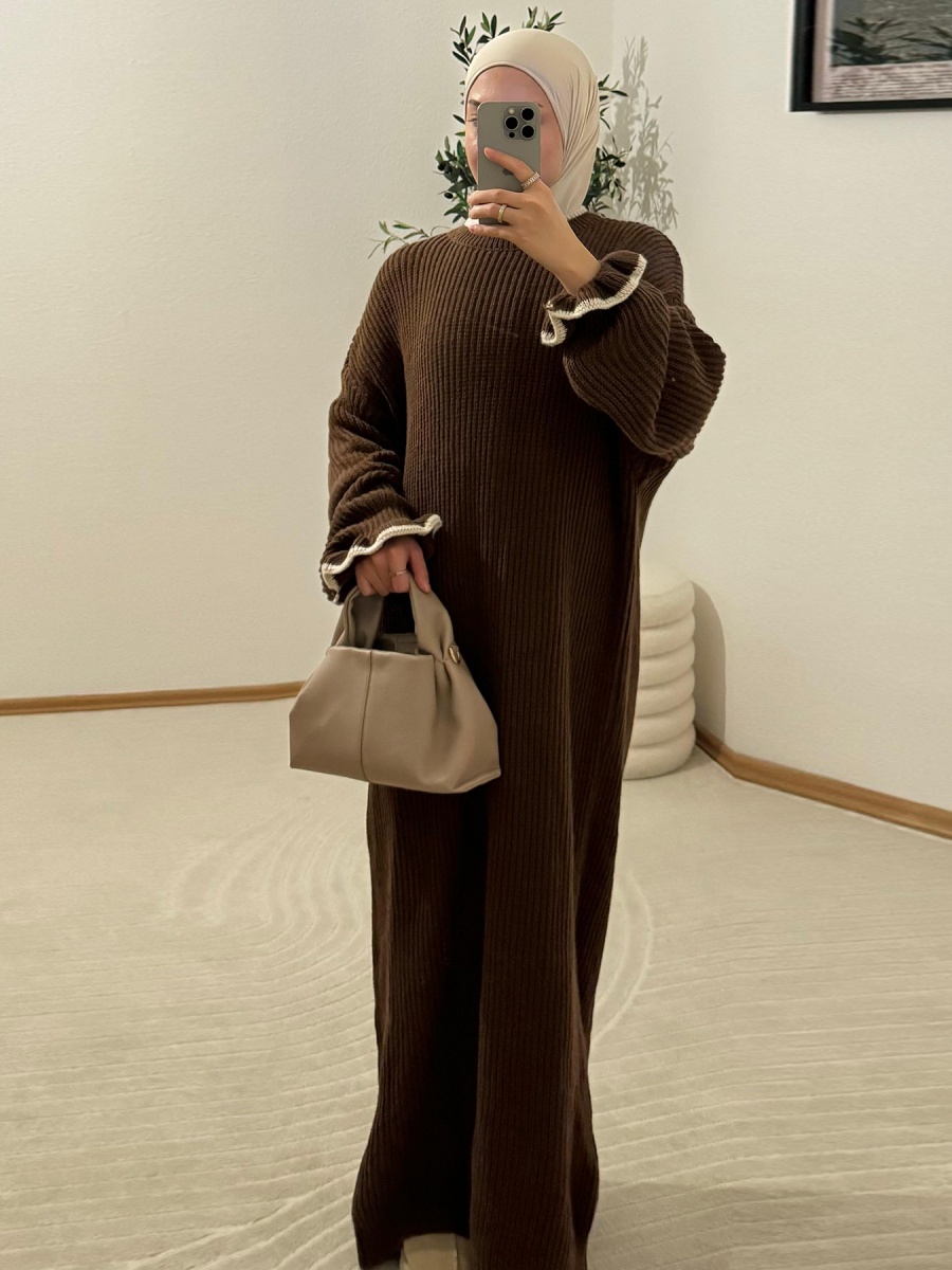 Muslim Women Winter Dubai Abay - Winter Clothing Dubai incelemesi ve fiyatı
