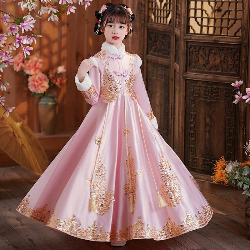 Girls Red Chinese New Year Clo - Winter Clothing Kids incelemesi ve fiyatı