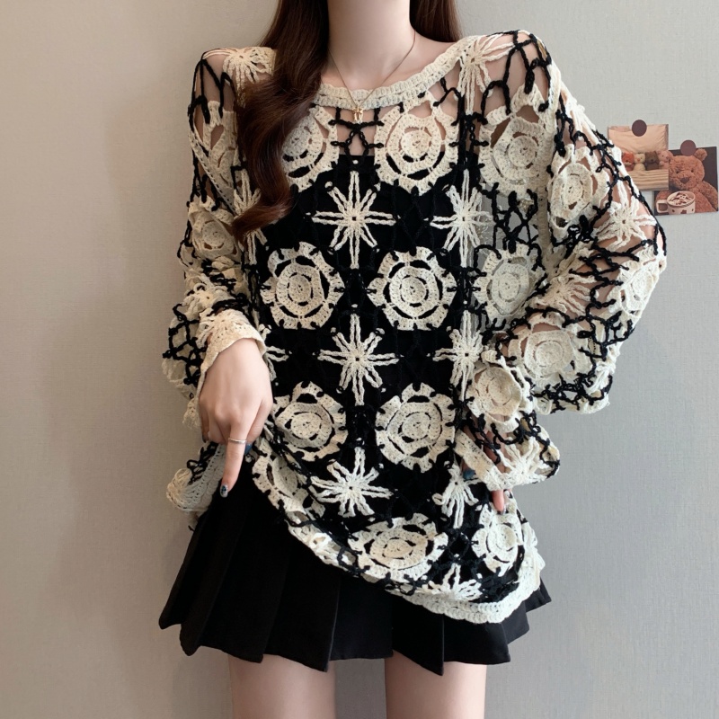 Casual Long Sleeve Pullover El - Clothing Style Winter incelemesi ve fiyatı