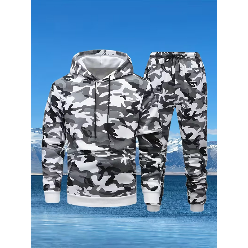 Autumn Camouflage 3D Print Hoo - Winter Clothing Hoodie incelemesi ve fiyatı
