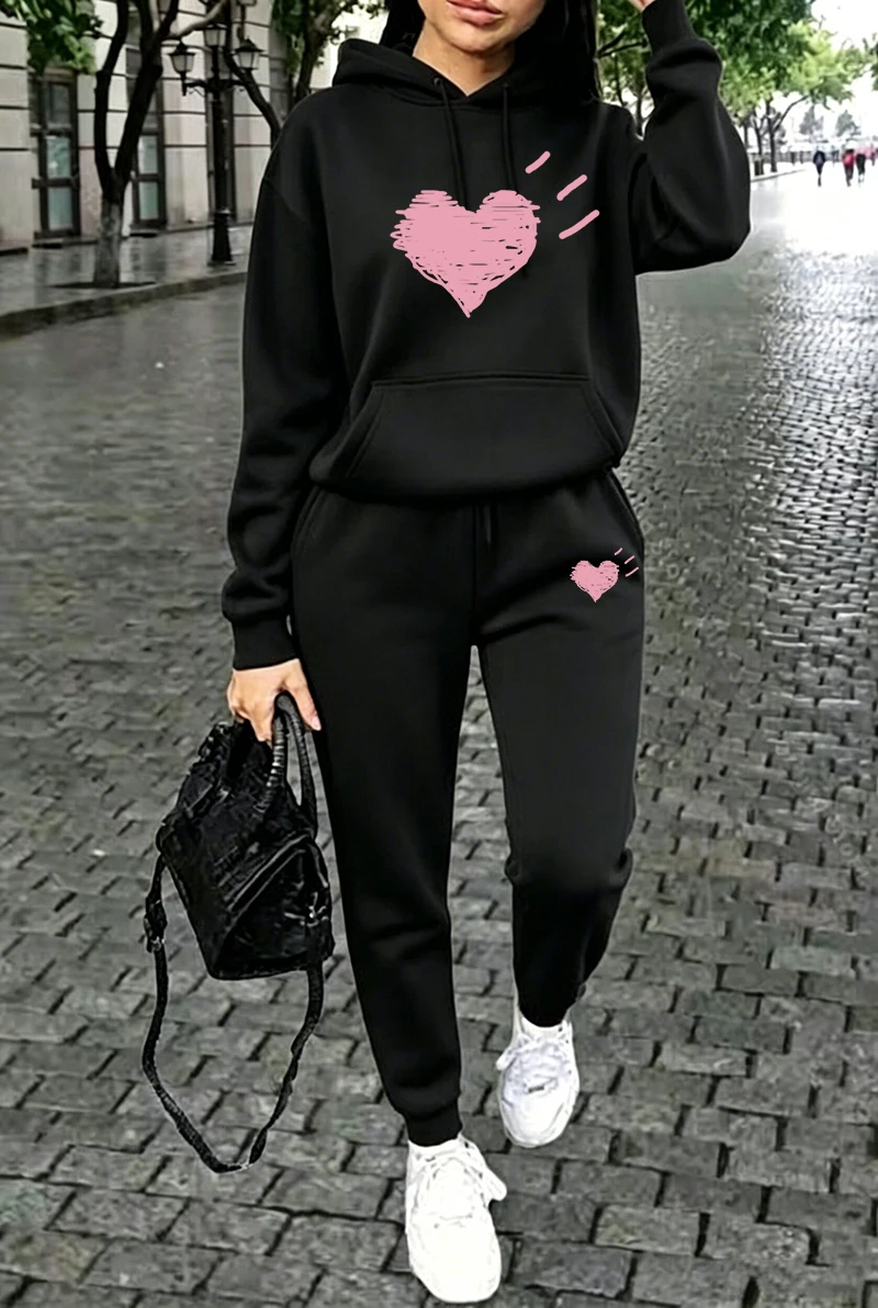 Womens Tracksuit Street Casual - Winter Clothing Hoodie incelemesi ve fiyatı