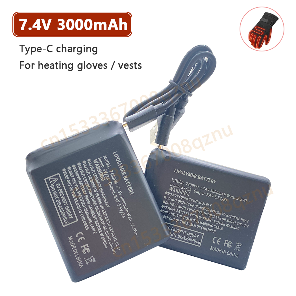 7.4V 3000mah Heated Gloves Bat - Heated Insole Rechargeable incelemesi ve fiyatı