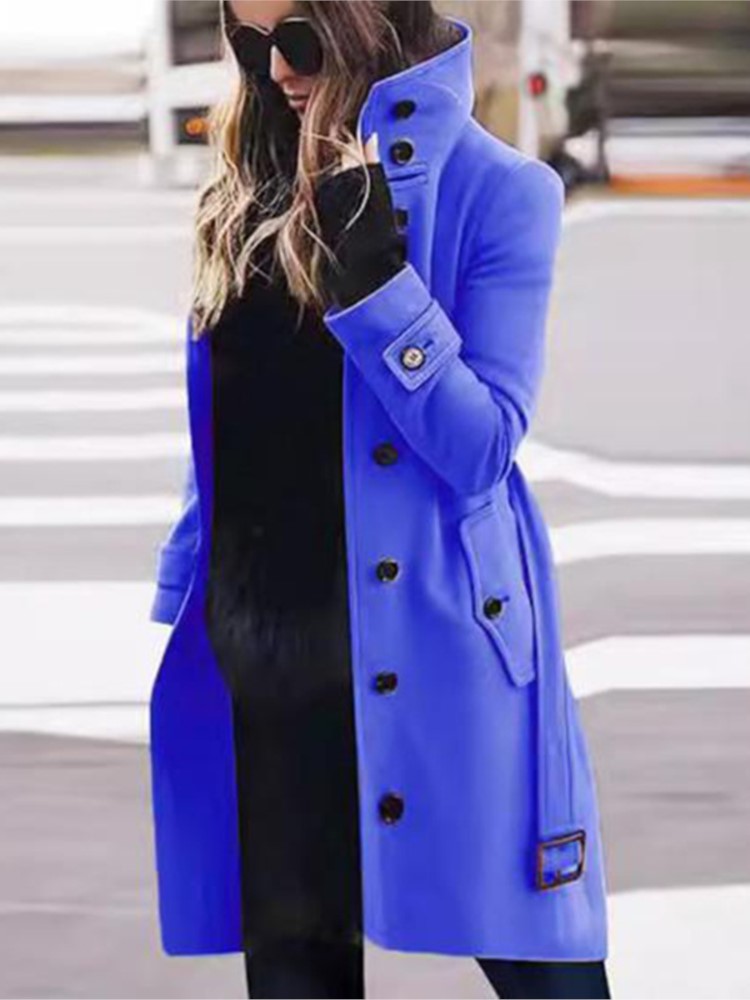 Women's New Woolen Coat Outerw - Winter Clothing Kids incelemesi ve fiyatı