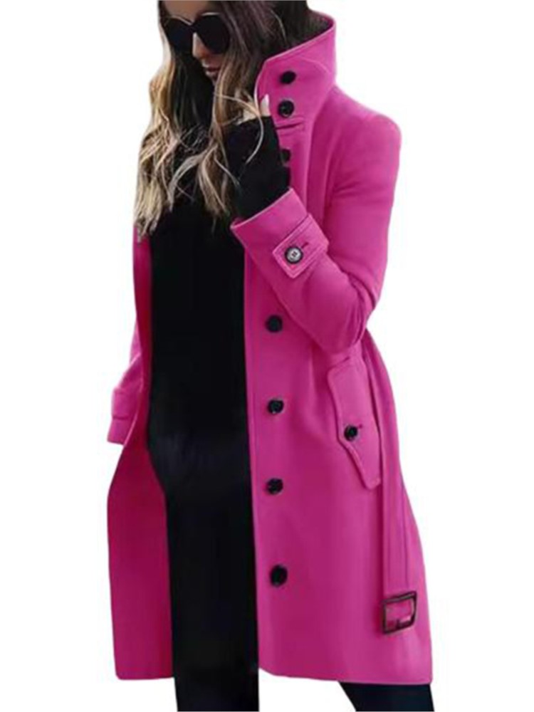 Women's New Woolen Coat Outerw - Winter Clothing Kids incelemesi ve fiyatı