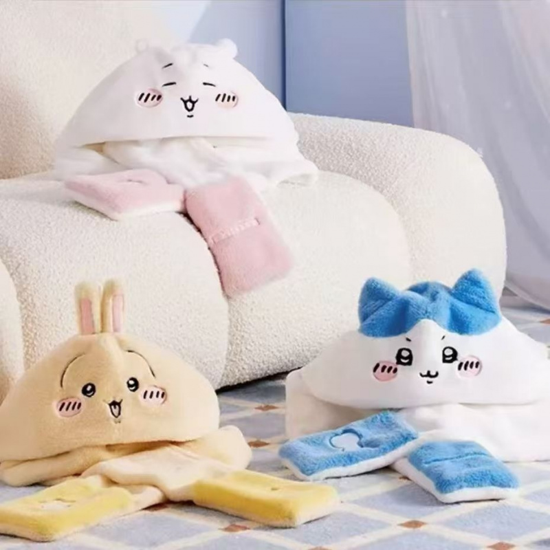 Cute Chiikawa Kawaii Cartoon 3 - Winter Clothing Girls incelemesi ve fiyatı