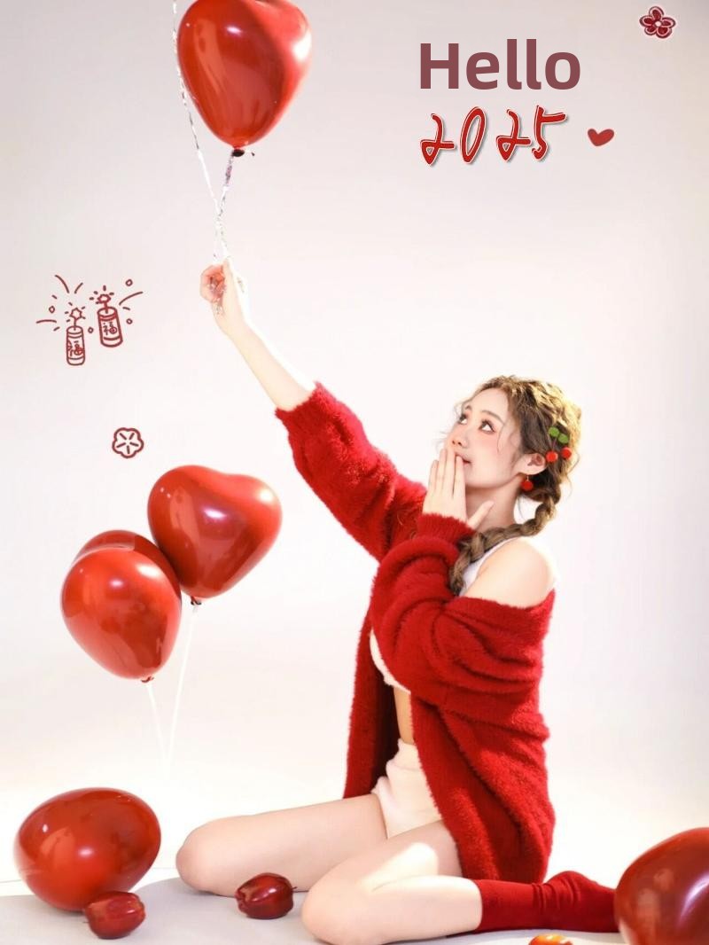 New Autumn Winter Red Sweater  - Winter Clothing Girls incelemesi ve fiyatı